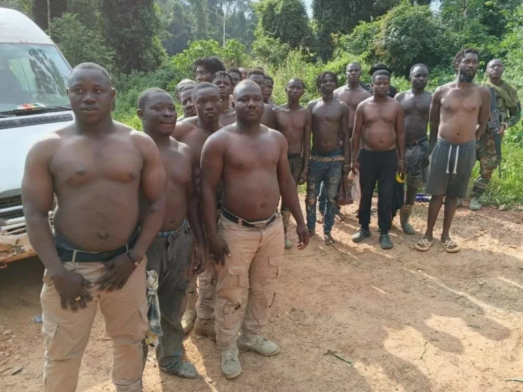 Breaking: NAIMOS Storms Oda Forest Reserve, Arrests Armed Illegal Miners and Seizes Bribe Money